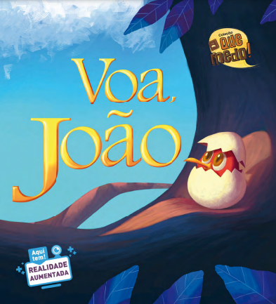 Capa do livro infantil Voa, João.